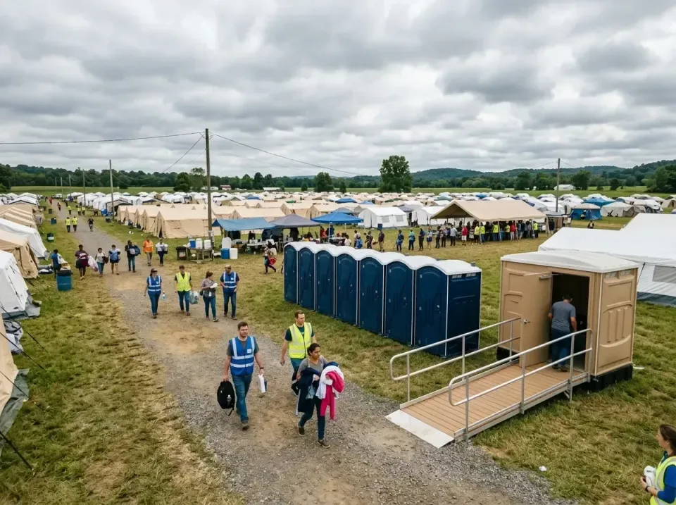 disaster-relief-camp-restrooms-010 — frequently asked questions, Dumpster & Portable Bathrooms Rental in Walled Lake, MI